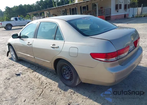 2003 Honda Accord 2.4 Lx из США, поврежденный, VIN 1HGCM56323A103274